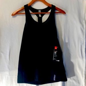 Under Armour black racer back tank